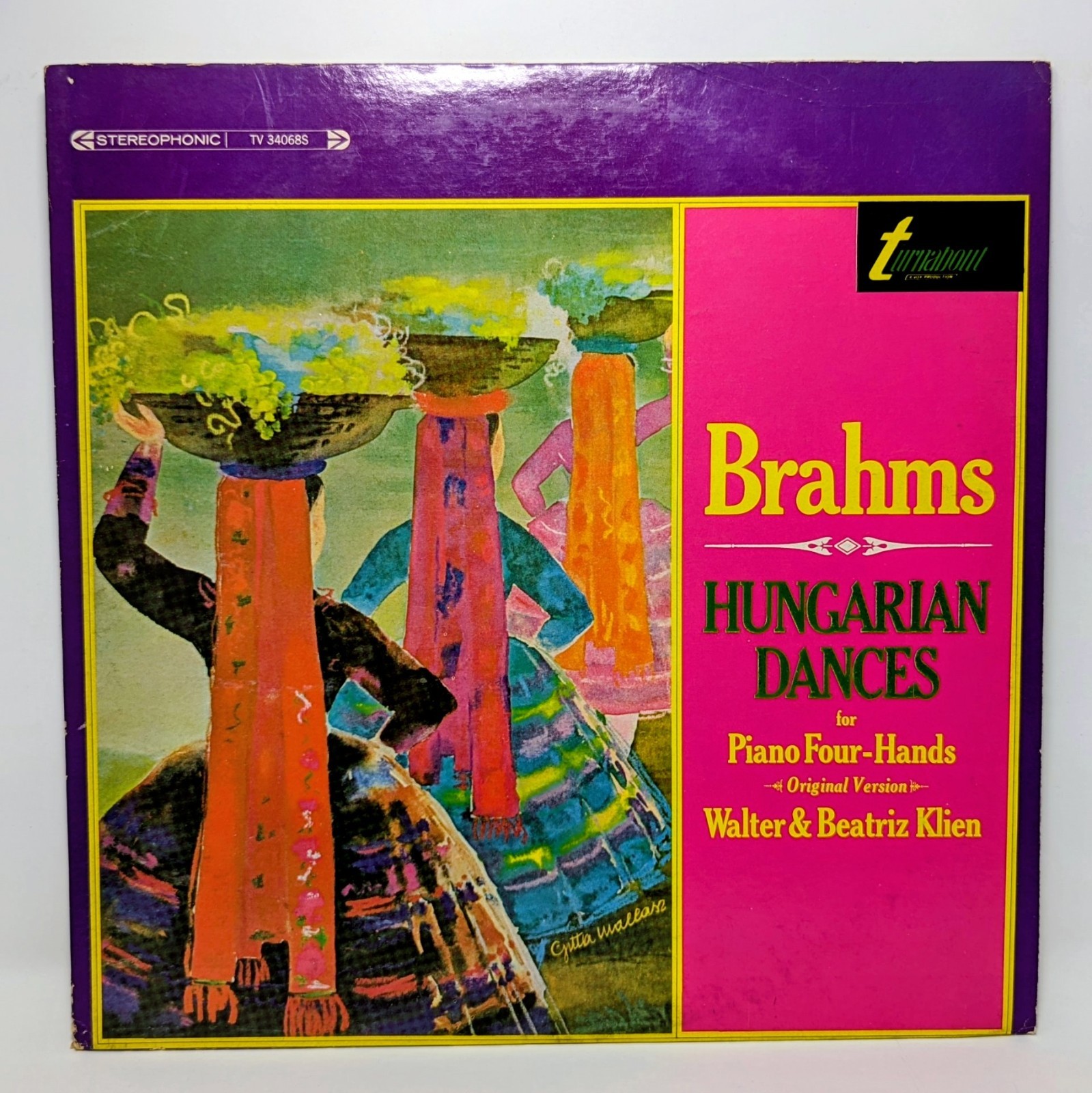 Brahms Hungarian Dances for Piano - Walter & Beatriz Klien - TV 34068S