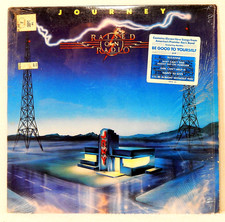 Journey–Raised On Radio-1986 Columbia Rock Vinyl LP Record Album SHRINK HYPE EX picture