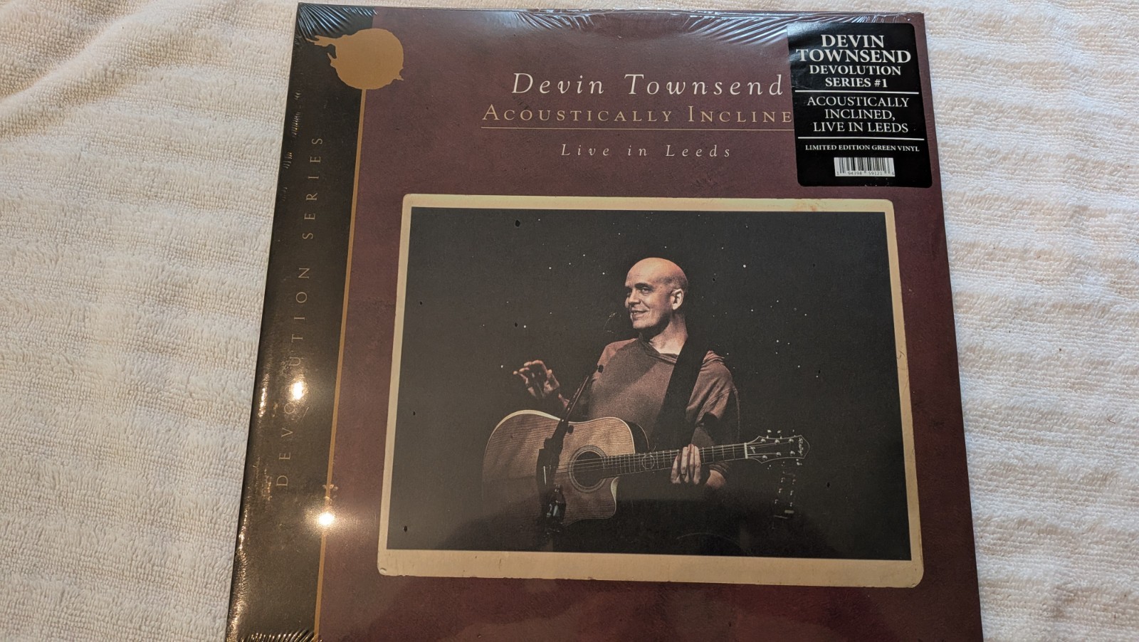 DEVIN TOWNSEND Live in Leeds  Acustically Inclined  Limited Green Vinyl 2 LP CD