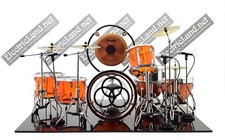 Mini Drum set JOHN BONHAM led zeppelin vistalite model 1:4 tribute miniature kit picture