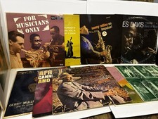 Lot Of 14 Jazz Albums Blue Note Verve Riverside Horace Silver Miles Davis READ picture