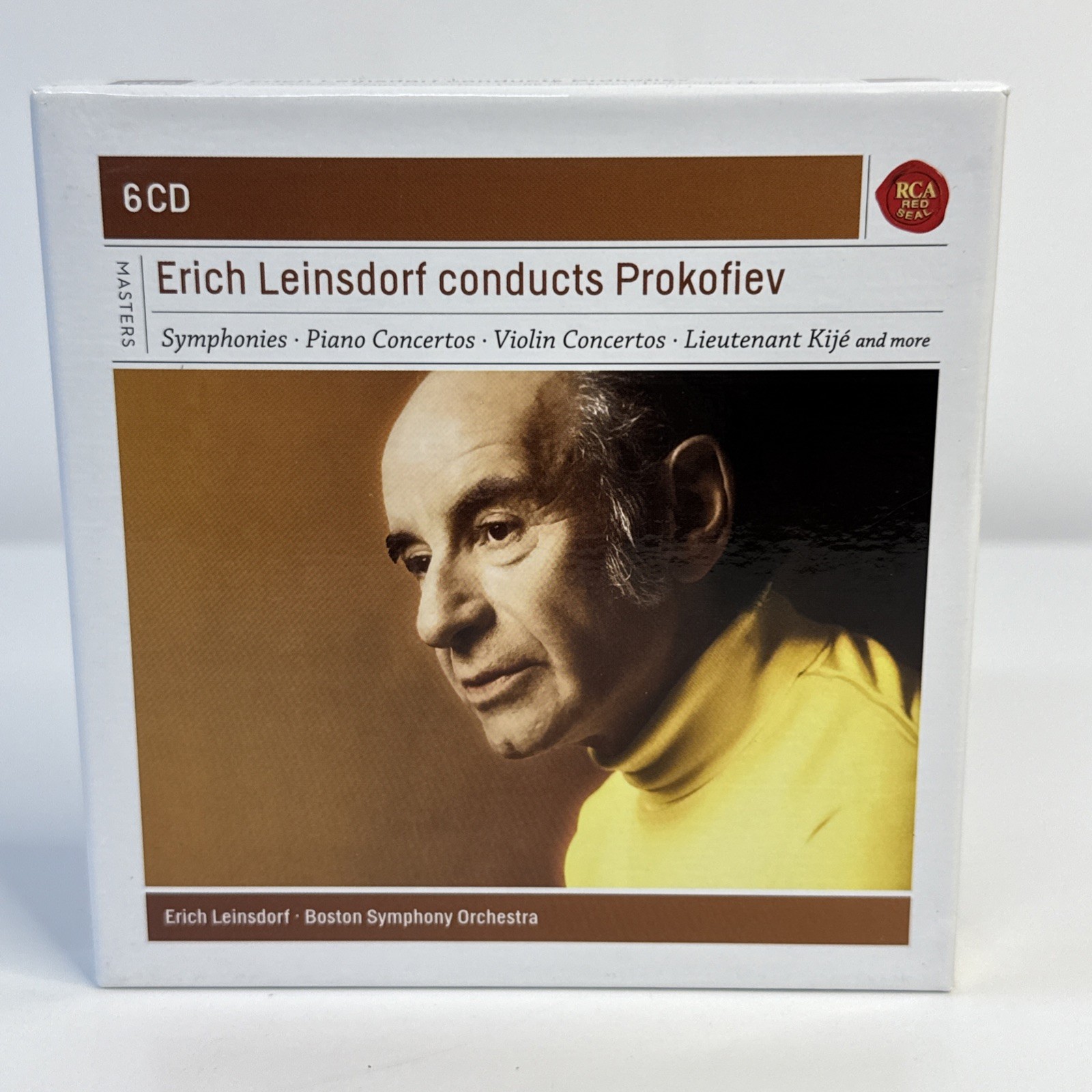 ERICH LEINSDORF Conducts PROKOFIEV Symphonies Nos. 3 & 5   RCA Red Seal 6 CDs