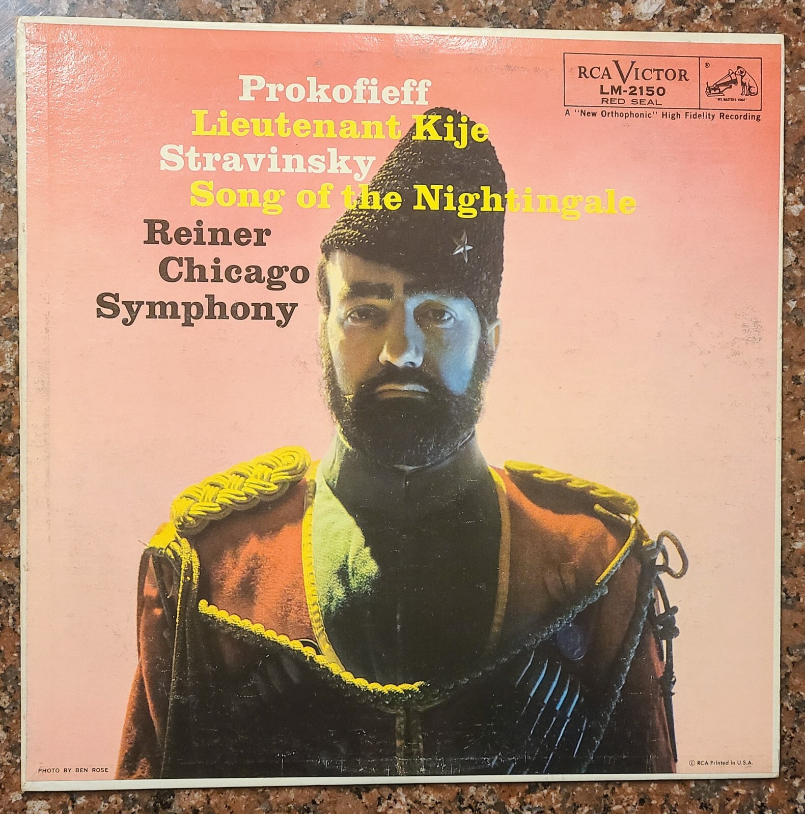Record - Prokofieff - Lieutenant Kije - Stravinsky - Song of the Nightingale
