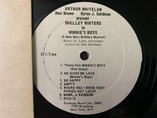 TEST PRESSING-1970 Minnie's Boys-1 Sided Shelley Winters Groucho Marx Rare Vinyl picture