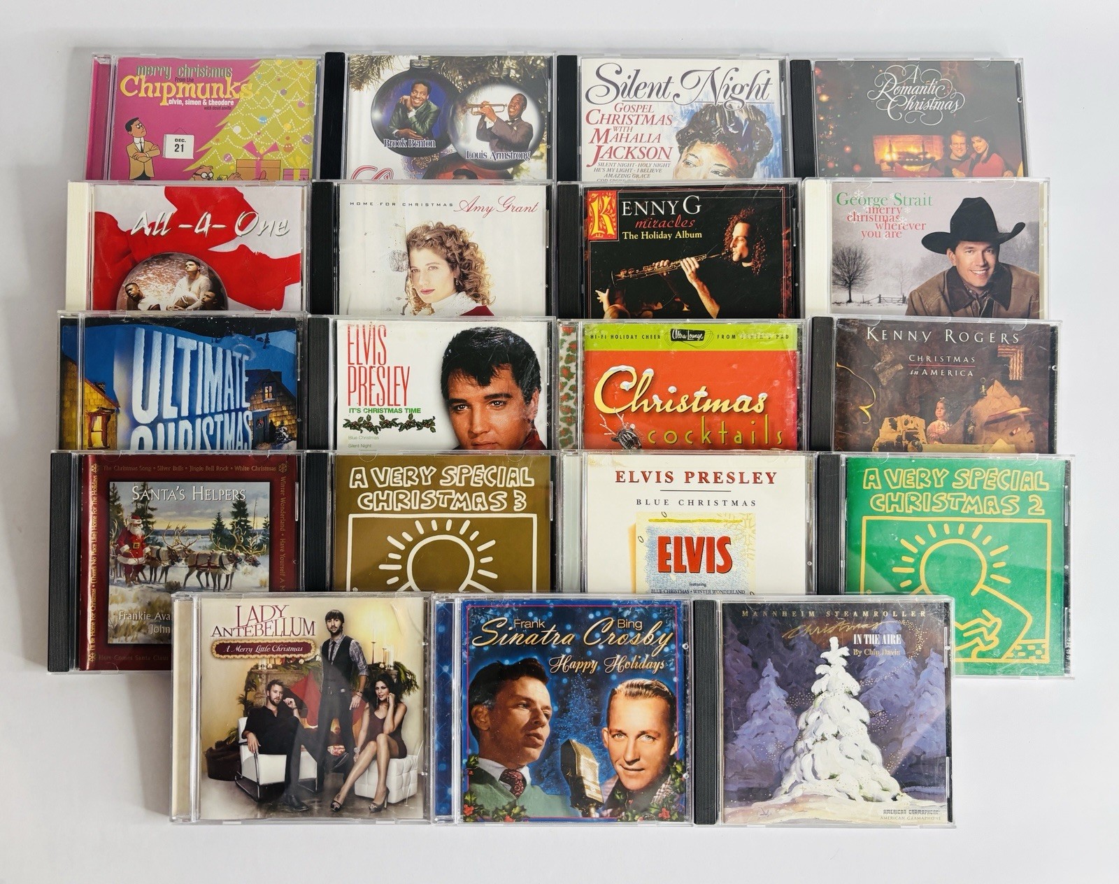 Huge 19-Piece Christmas Holiday CD Collection - Vintage & Classic Artists