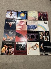 Lot of 16 Classic Vintage Vinyl Records Albums Rock Pop 80s 70s picture