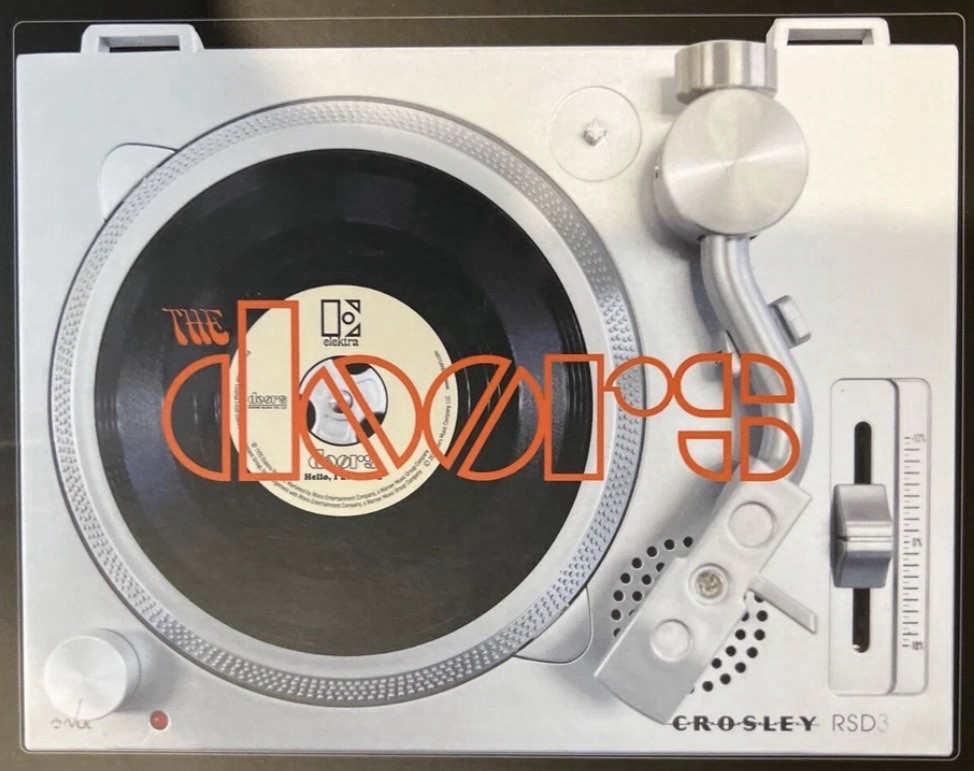 The Doors (3) 3” Records & Crosley Mini Turntable Record Store Day RSD 2023 /500