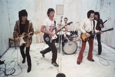 The Rolling Stones On The Set Of Their Music Video For Respectable- Old Photo picture