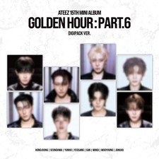 ATEEZ GOLDEN HOUR:PART.6 15th Mini Album DIGIPACK Ver/CD+P.Book+Card+Poster+GIFT picture