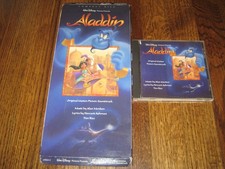Walt Disney Alladin Soundtrack Longbox and Cd Rare  A Whole New World picture