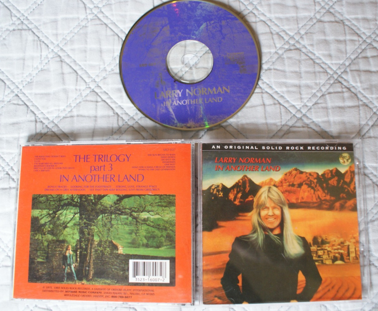 Larry Norman In Another Land CD 1993 Solid Rock RARE 19 track w bonus tracks