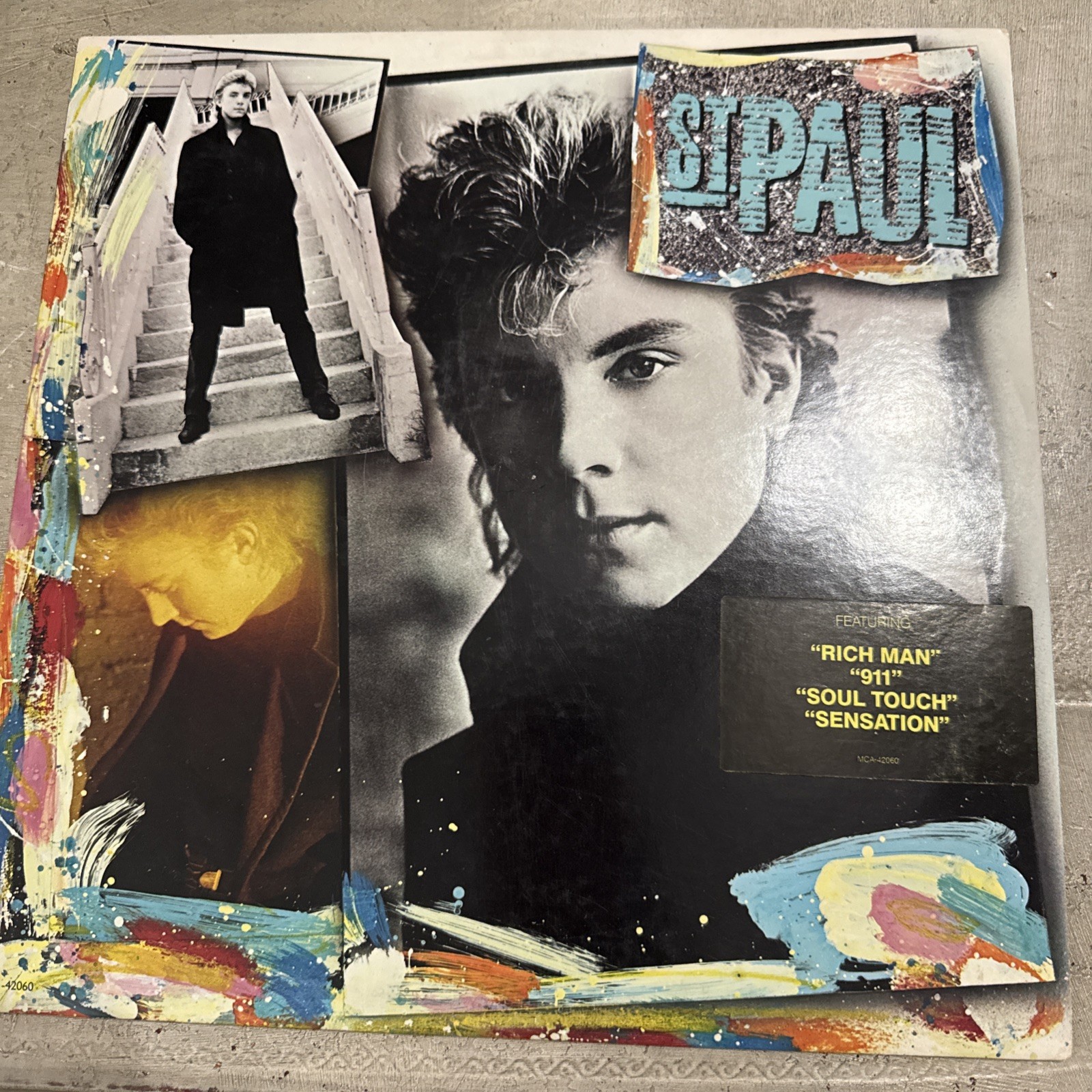ST. PAUL Self-titled Album 12” Vinyl LP, 1987 MCA Records, MCA-42060, PROMO