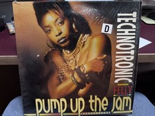 Technotronic FT FELLY Pump up the Jam 12” 1989 SBK 19701 SHRINK EX picture