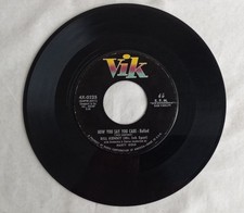 Vintage Bill Kenny NOW YOU SAY YOU CARE 45 RPM  VIK 4X-0225   VG+ Cond. picture