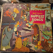 Disneyland Records Walt Disney's Happiest Songs 1967 Vinyl LP 33 RPM Andrews picture