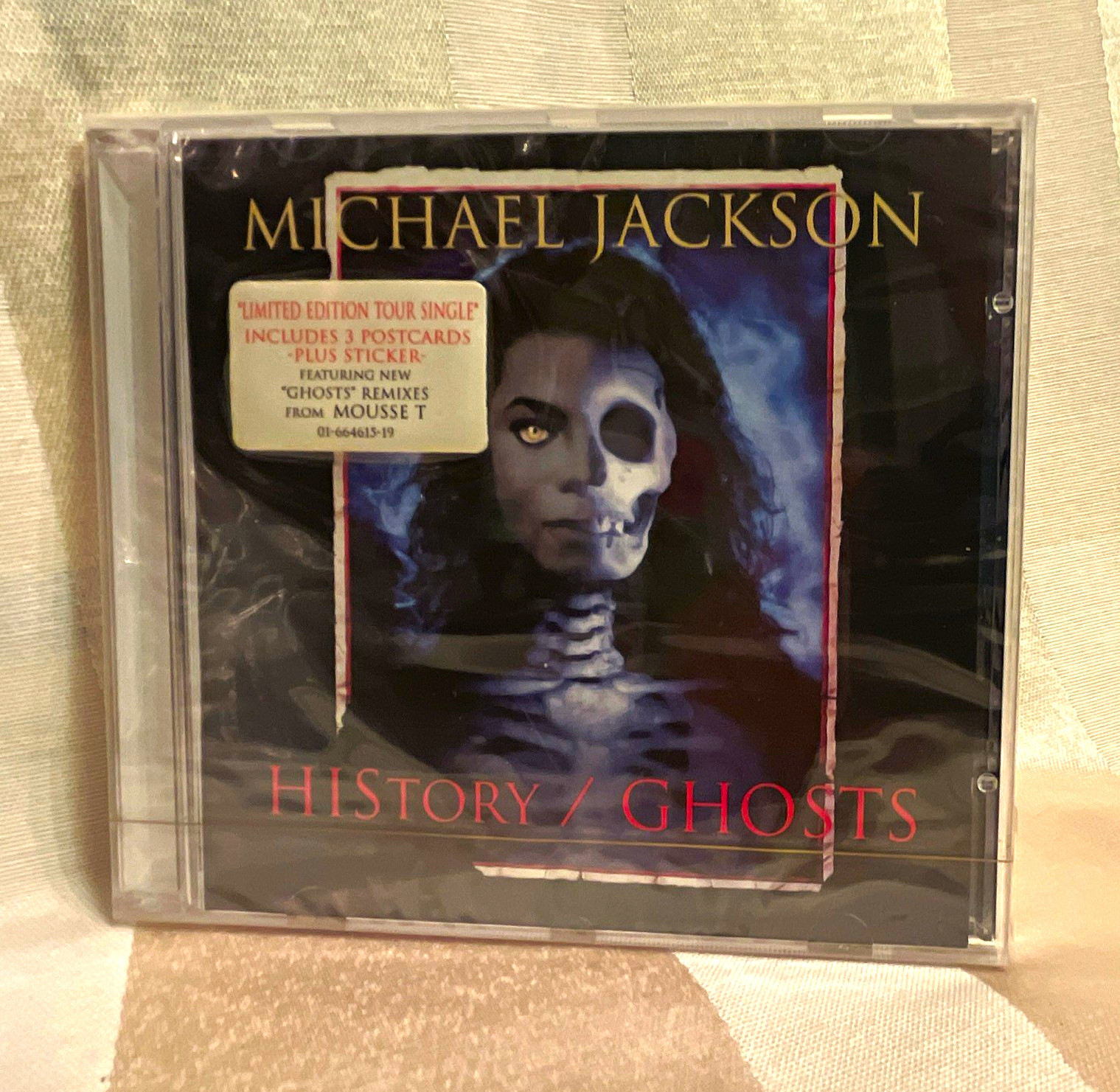 Michael Jackson HIStory / Ghosts Limited Edition CD Tour Single 01-664615-19 