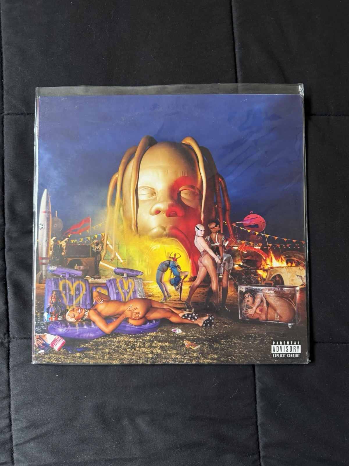 Rare Travis Scott Astroworld Vinyl Record 2LP Alternate Night Cover