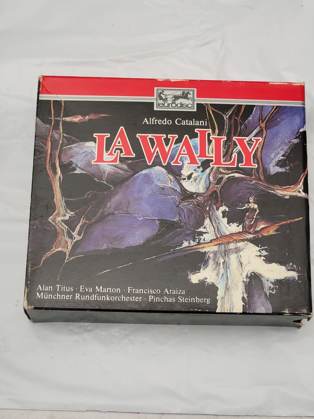 Alfredo Catalani La Wally Opera 2 CD Set Eurodisc - Used