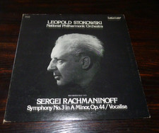 Leopold Stokowski - Sergei Rachmaninoff LP- Symphony No. 3 In A Minor Op. 44 picture