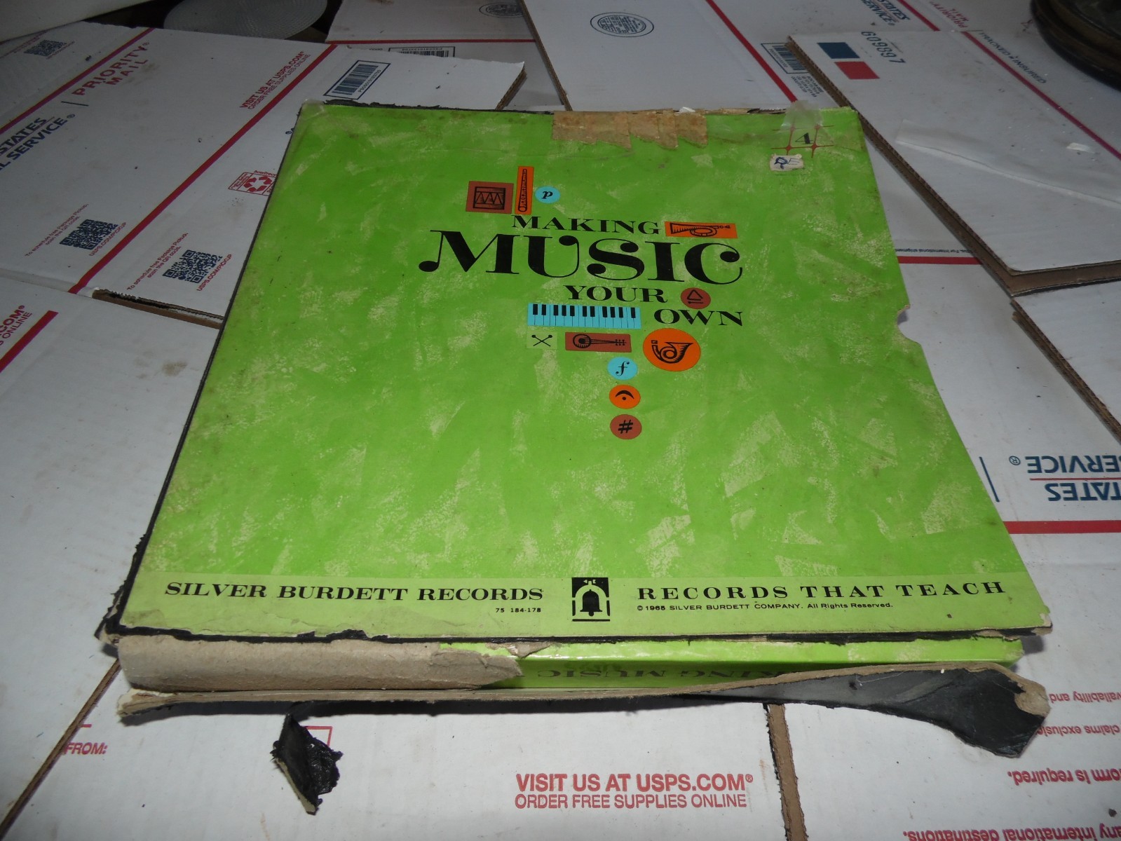 Vintage Making Music Your Own Silver Burdett Record Album Set Grade 4 1965