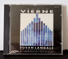 Louis Vierne Pièces de Fantaisie Susan Landale Cavaillé-Coll Organ CD Adda 58124 picture