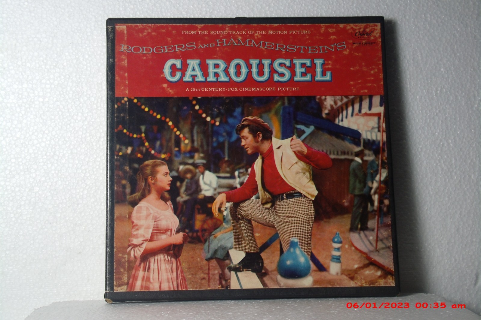 CAROUSEL -(4 E.P. BOX SET)-SOUND TRACK OF THE RODGERS & HAMMERSTEIN'S MOVIE-1956