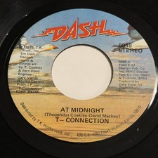 T-Connection: At Midnight / Playin' Games 45 - Dash - Funk picture