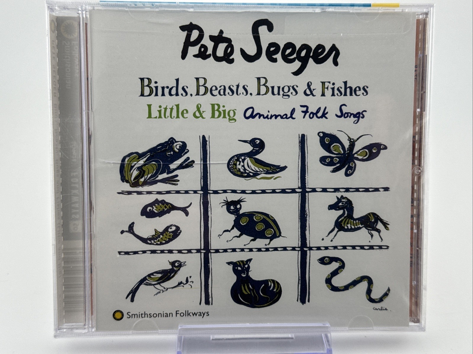Pete Seegar Birds Beasts Bugs & Fishes Animal Folk Songs CD Smithsonian Folkways