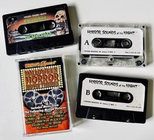 🎃 Vintage Halloween Cassette Tape Lot of 4 Drew’s, Nightmare Elm Street Horror picture