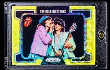 The Rolling Stones RARE YELLOW SCOPE REFRACTOR CARD /199 picture