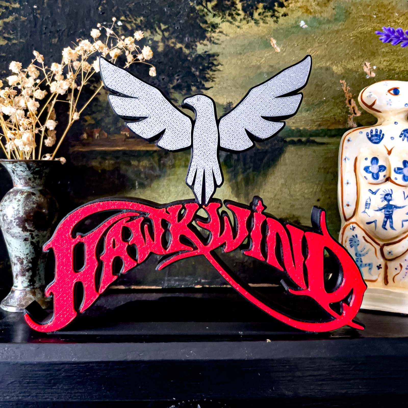 Hawkwind - Logo and Eagle 3D Printed Display *FREE UK POSTAGE*