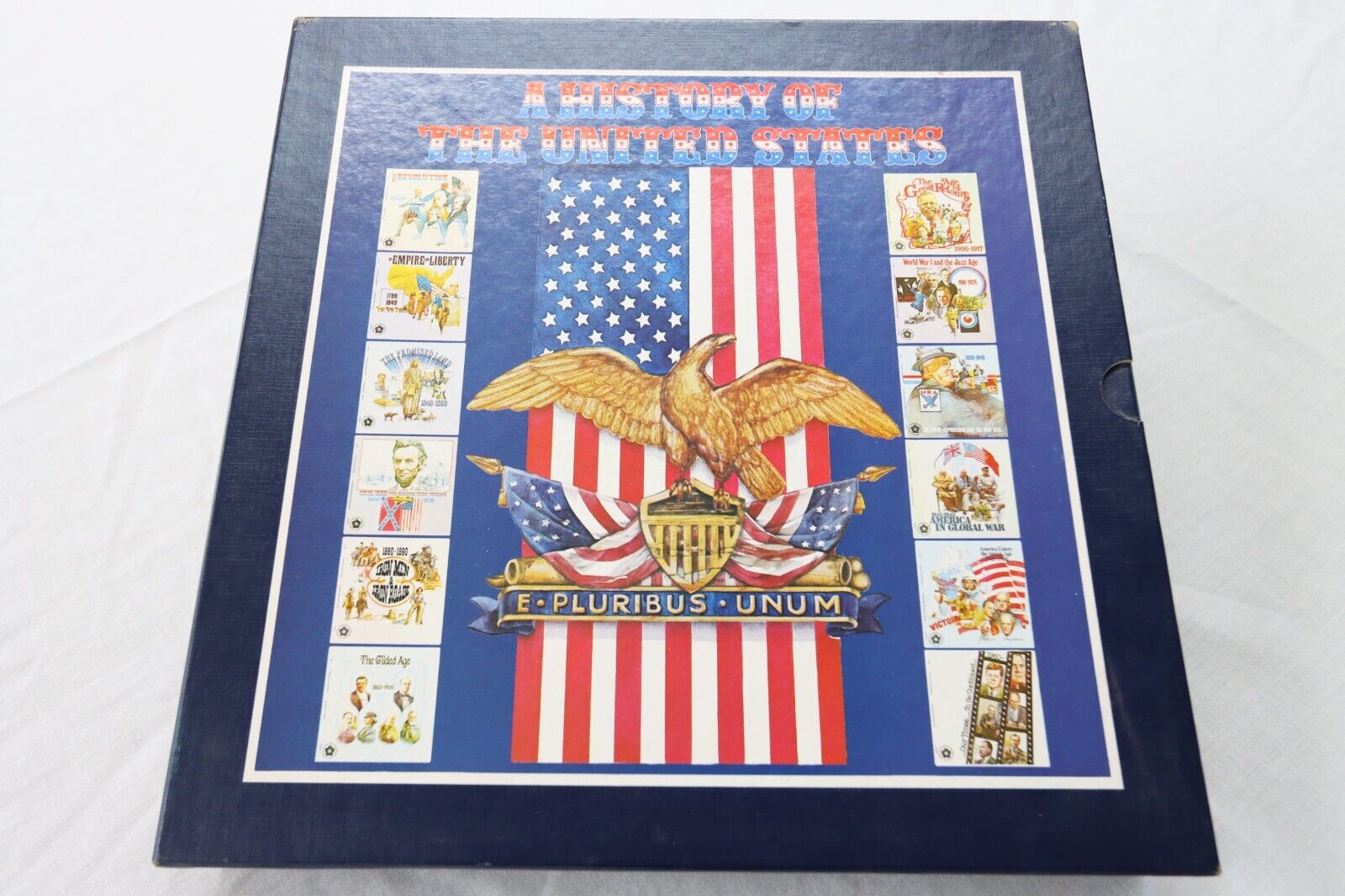 A History of the United States 12 Vol. LP Vinyl Record Box Set Columbia Records