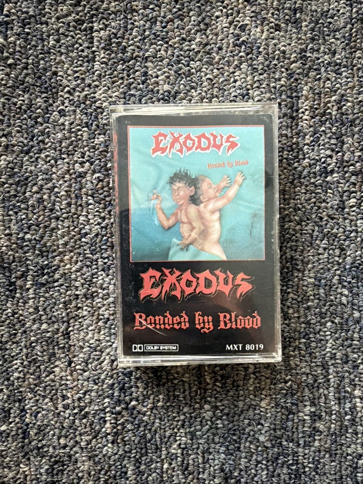 Exodus Bonded By Blood Original Cassette 1985 Combat Records MXT 8019 Tested