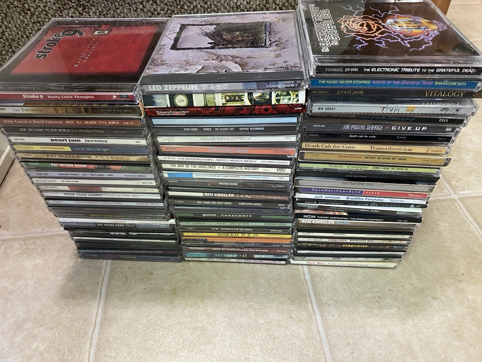Huge 70+ Music CD Lot Rock  70's 80's 90's Led Phish DMB Rare 
