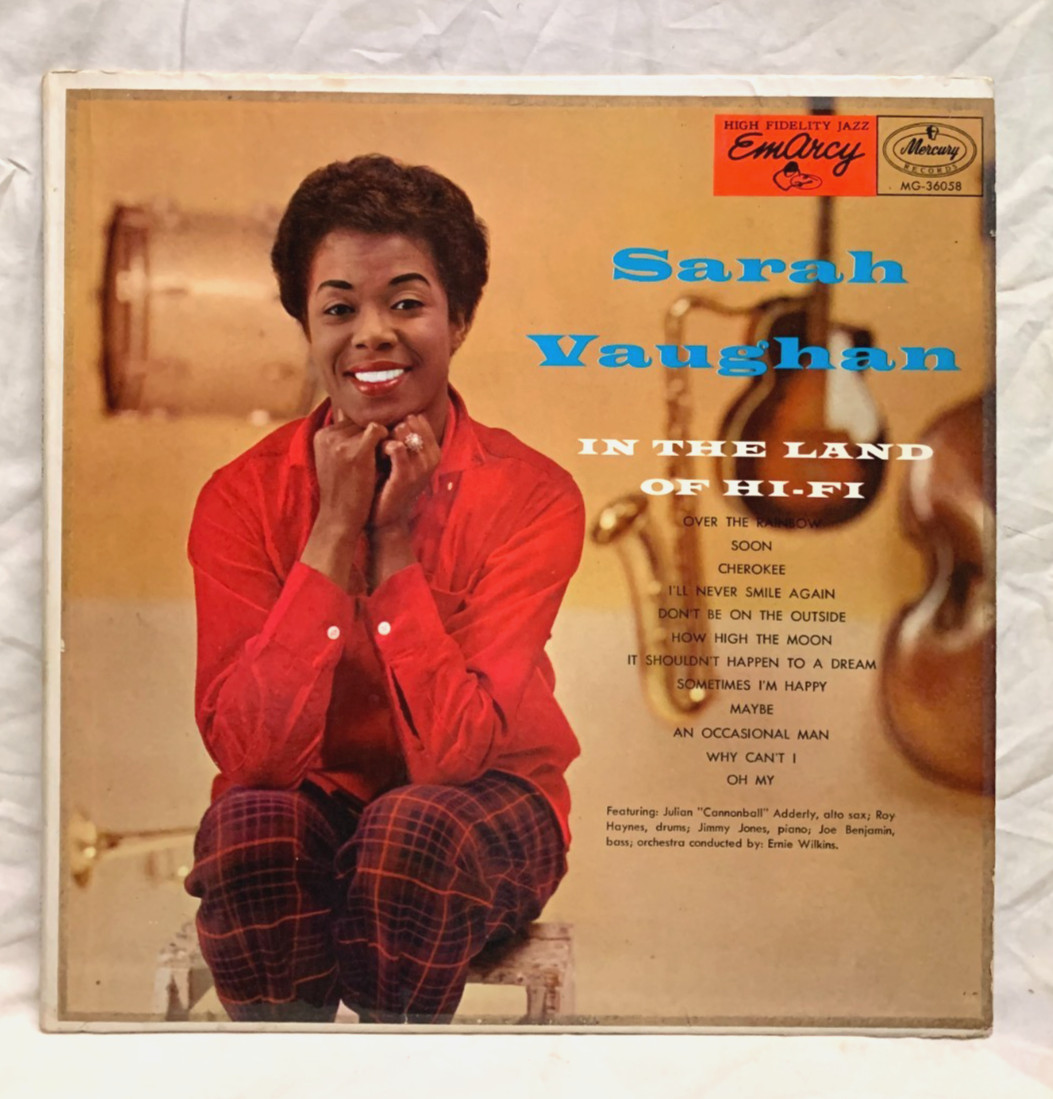 1956 Sarah Vaughan In The Land Of Hi Fi Emarcy MG 36058 Jazz Lp 