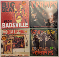 The Cramps ‎4 COLORED LP LOT BIG BEAT FROM BADSVILLE SMELL OF FEMALE RARE OOP picture