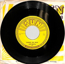 Ernie Chaffin Laughin and Jokin 45 1957 Sun 275 Rockabilly VG Vinyl Orig Sleeve picture