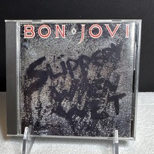 Bon Jovi Slippery When Wet CD 1986 West Germany Atomic Pressing Rare OOP VG picture