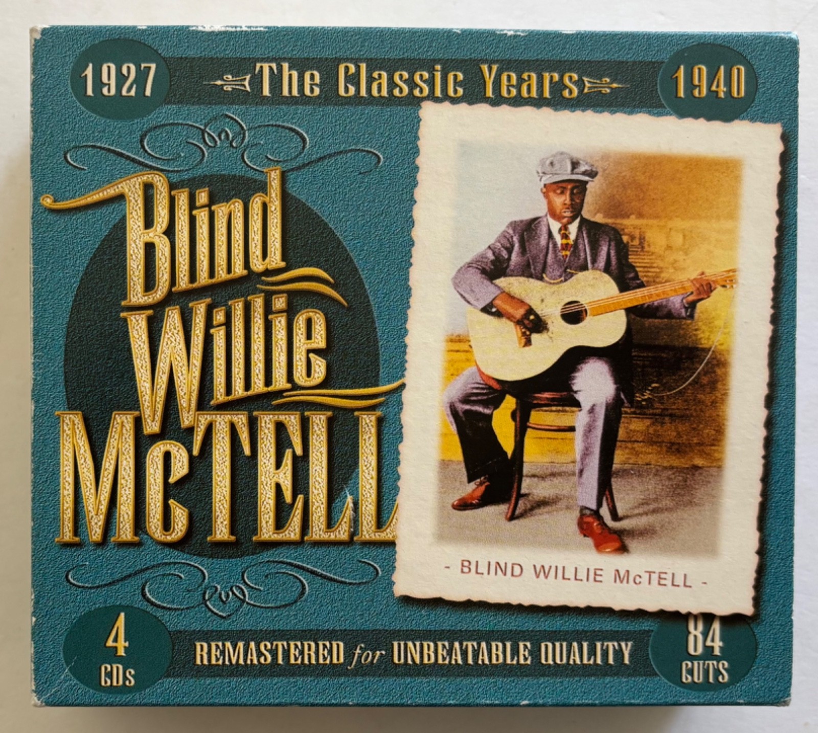 Blind Willie Mctell Classic Years 1927-1940  4 D Set 2003  UK  JSP Records Blues