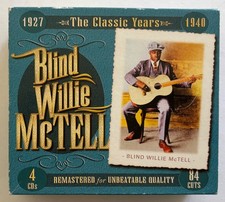 Blind Willie Mctell Classic Years 1927-1940  4 D Set 2003  UK  JSP Records Blues picture