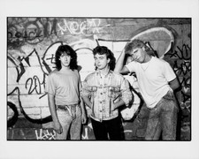 English band The Outfield in a posed portrait 1987 Historic Old Music Photo picture