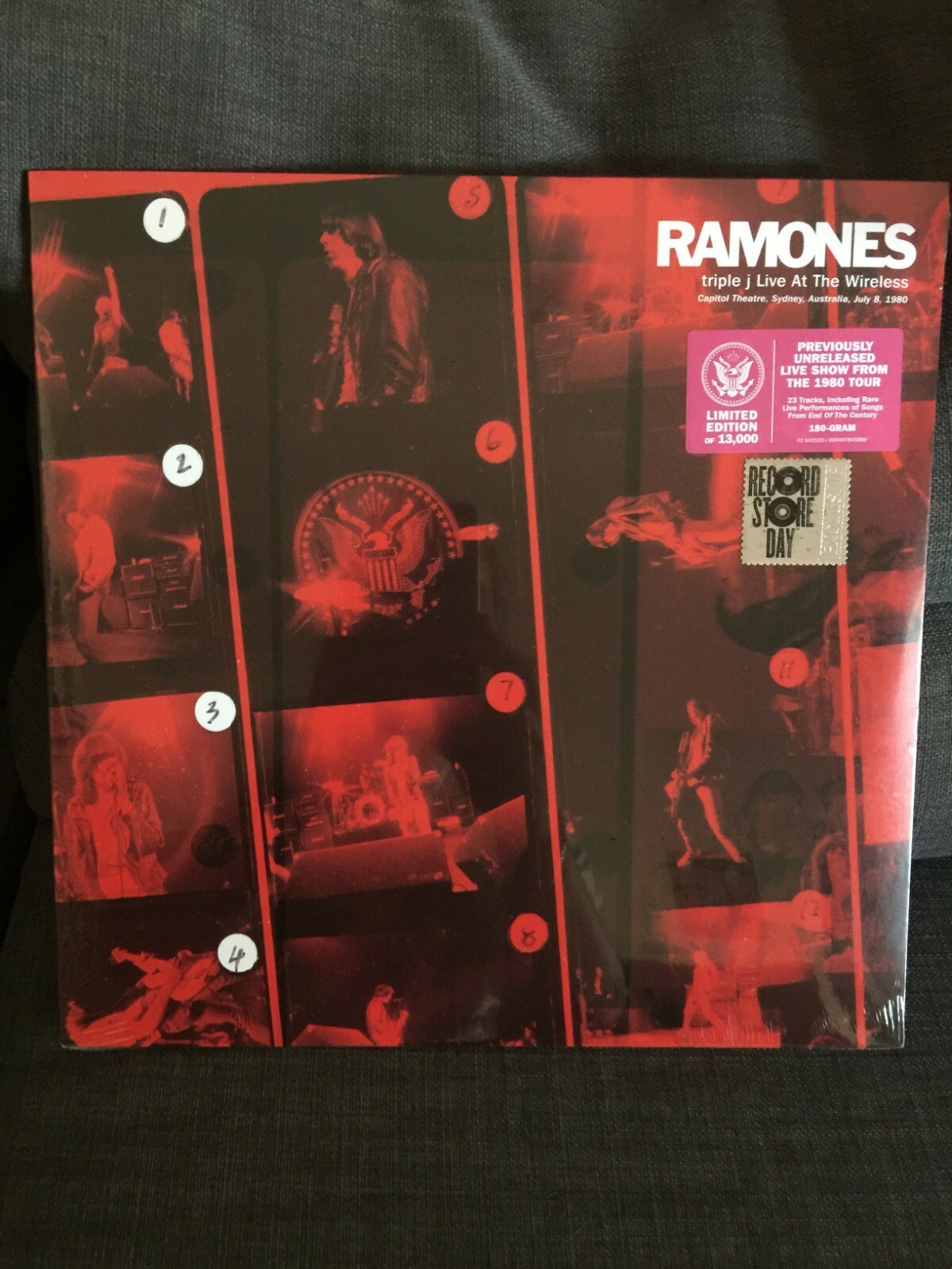 RAMONES TRIPLE J LIVE AT THE WIRELESS PUNK ROCK RSD 2021 SEALED LP