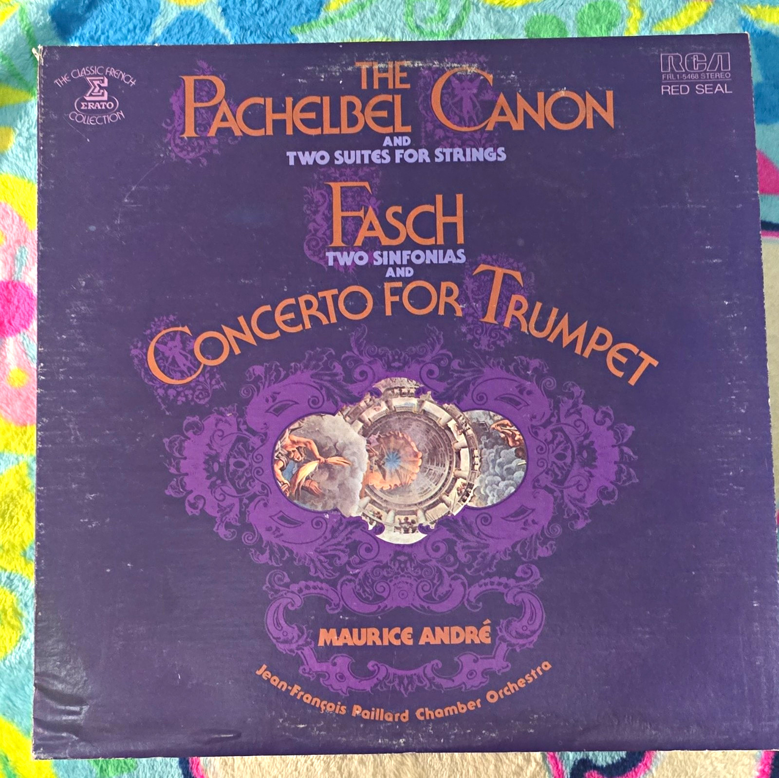 RCA Red Seal Maurice André Pachelbel Canon Fasch Trumpet 12