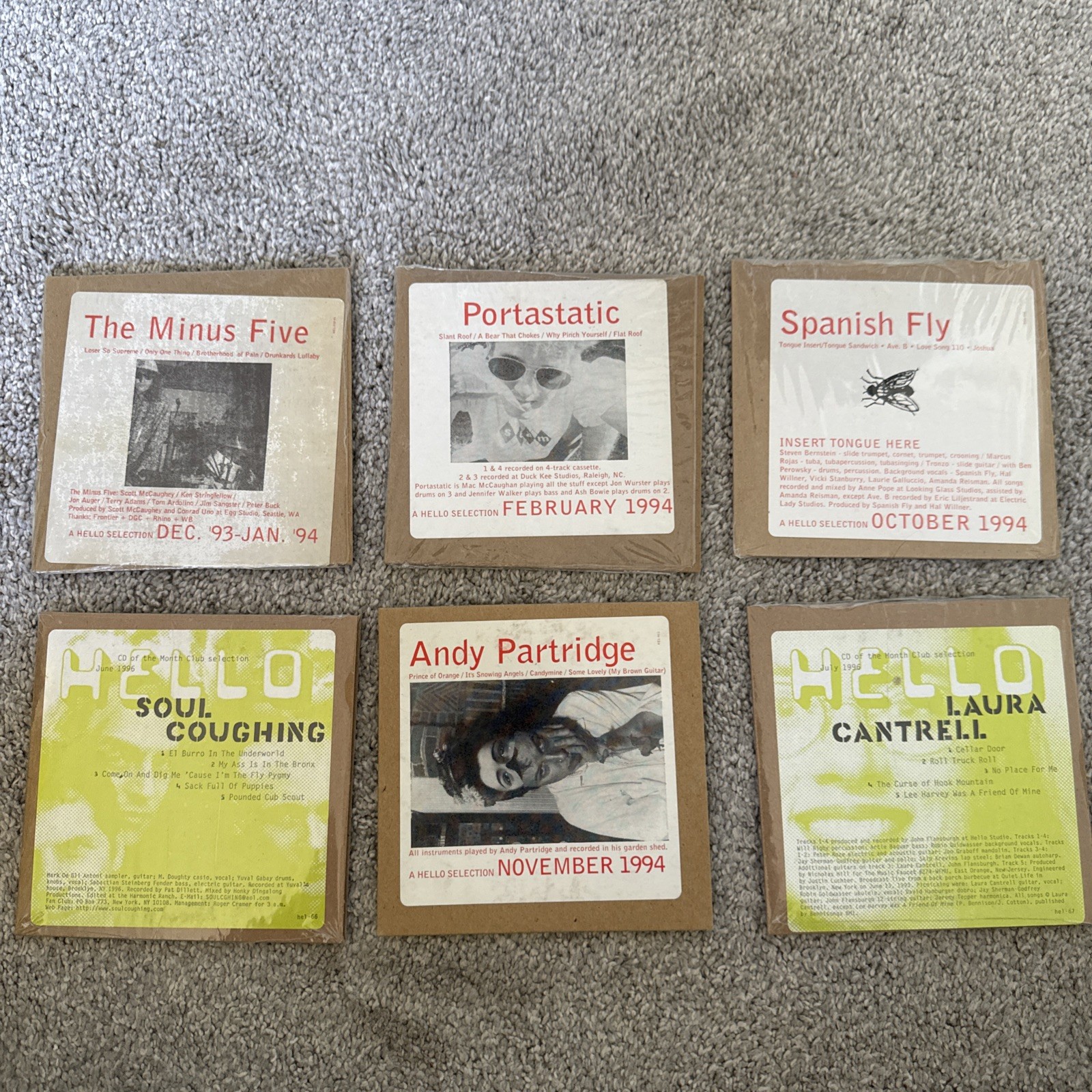 Hello Cd Of The Month Club Lot Soul Coughing Andy Partridge + More FAST SHIP