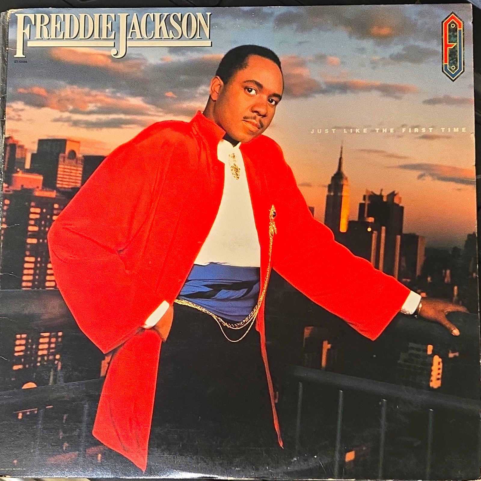 Freddie Jackson - Just Like The First Time Vinyl LP Capitol Records R&B Soul