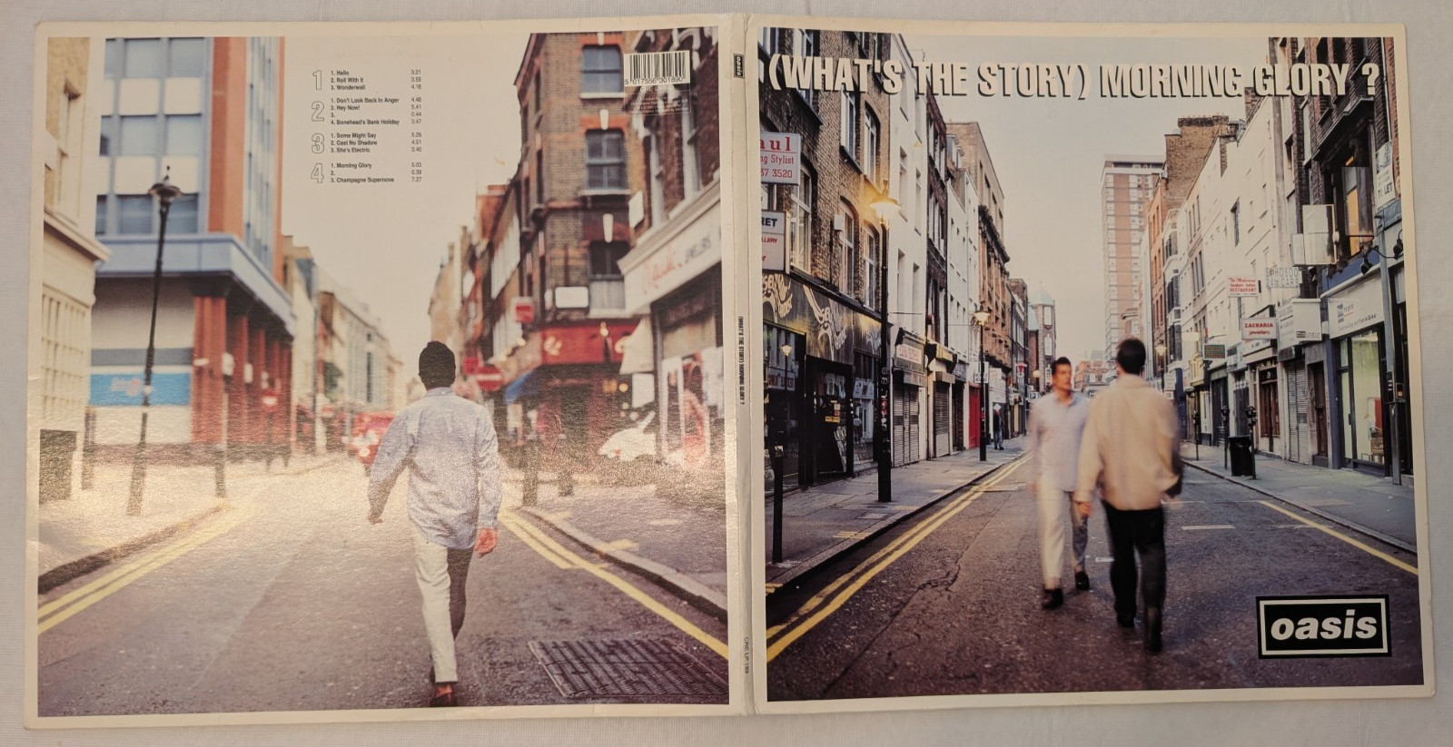 Oasis - (What's The Story) Morning Glory? 1995 UK Damont Pressing - CRE-LP-189
