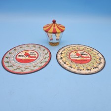 Vintage Red Raven Movie Records Magic Mirror Viewer & 2 Animated 78 RPM Records picture