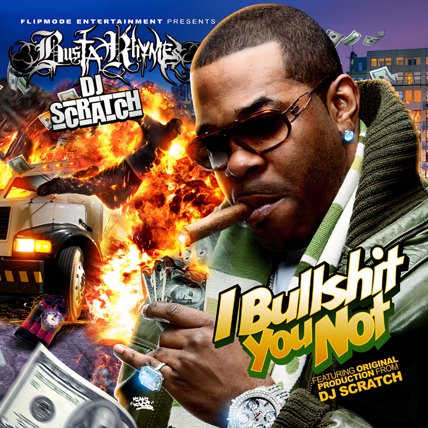 DJ SCRATCH BUSTA RHYMES I BULLSH1T YOU NOT MIXTAPE MIX CD