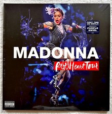MADONNA REBEL HEART RECORD TOUR LIVE SEALED VINYL PURPLE GALAXY SWIRL 2 LP PROMO picture