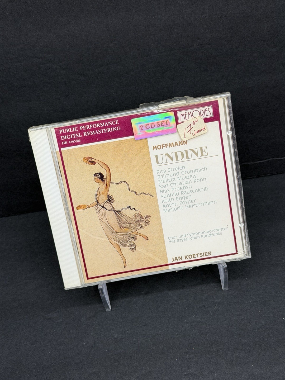 Hoffmann: Undine - Jan Koetsier Remastered (2 CD Set, 1992) Factory Sealed